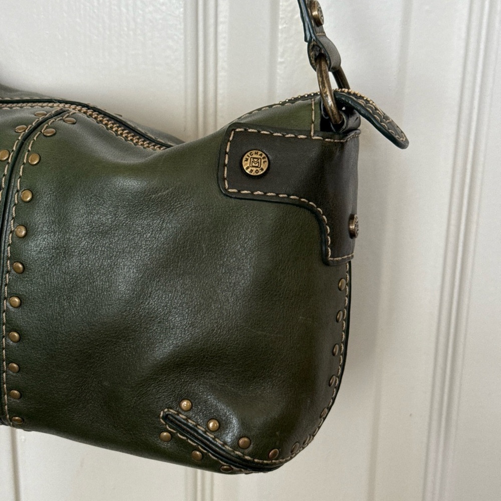 Michael Kors Astor Green Shoulder Bag original - Picture 11 of 16
